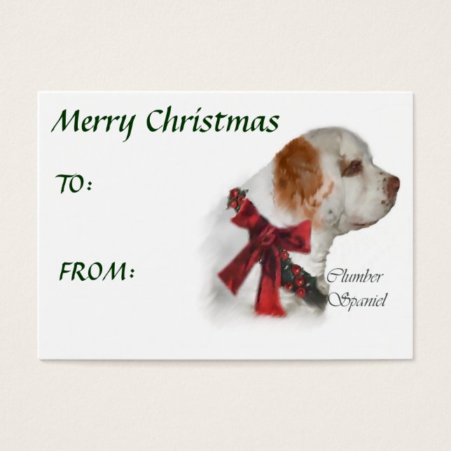 Navidades de Clumber Spaniel Regalos (Frente)