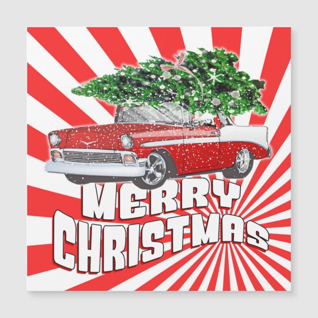 Navidades de coches clásicos de personalizable Vin (Anverso)