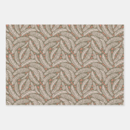 Navidades de color verde y azul hoja de árbol de p