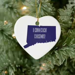 Navidades de Connecticut - Ornamento personalizado