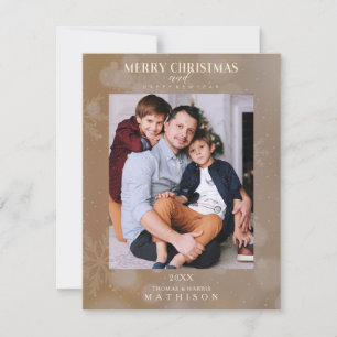 Navidades de copo de nieve marrón foto de Personal