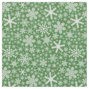 Navidades de copos de nieve Tela de vacaciones