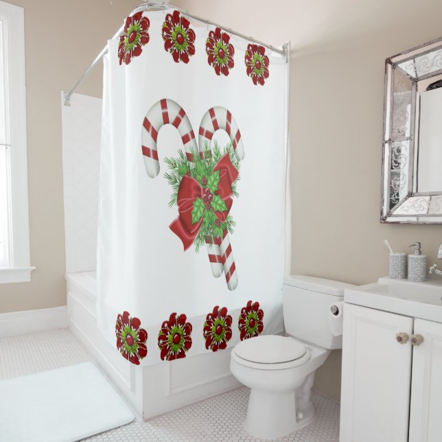 Navidades de cortina de ducha (In situ)