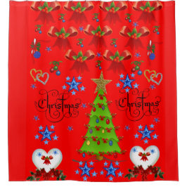 Navidades de cortina de ducha