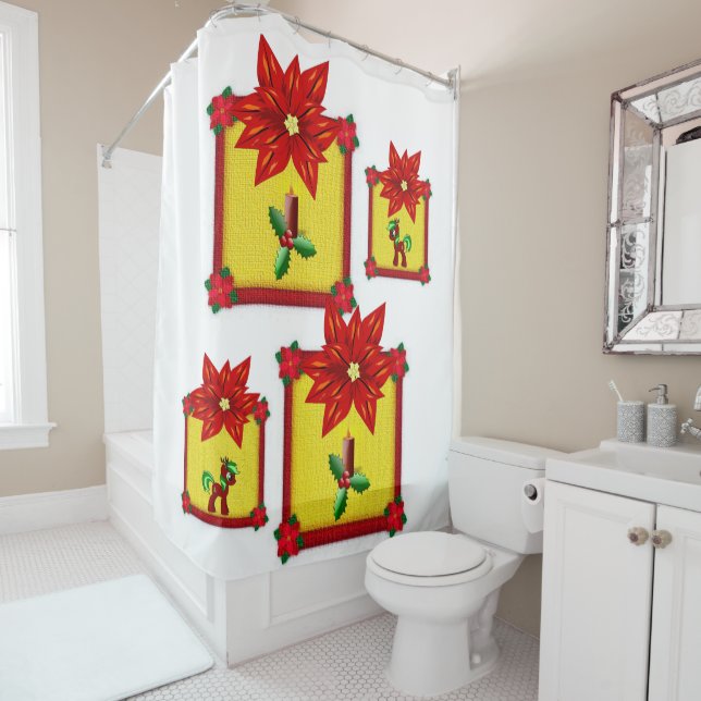 Navidades de cortina de ducha (In situ)