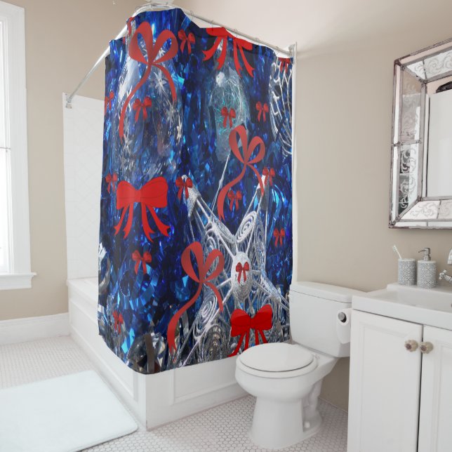 Navidades de cortina de ducha (In situ)