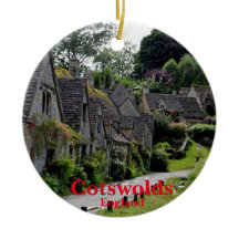 Navidades de Cotswolds Ornamento Panorámico