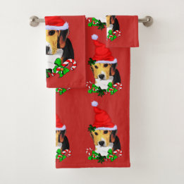 Navidades de Cute Beagle Santa