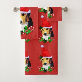 Navidades de Cute Beagle Santa