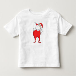 Navidades de Cute Dancing Santa Claus camiseta de 