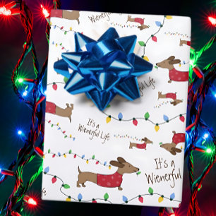 Navidades de Dachshund Envuelven Variedad de Papel