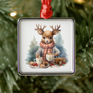 Navidades de decoración rústica adorno vintage