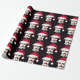 Navidades de Edgar Allan Poe envolviendo papel