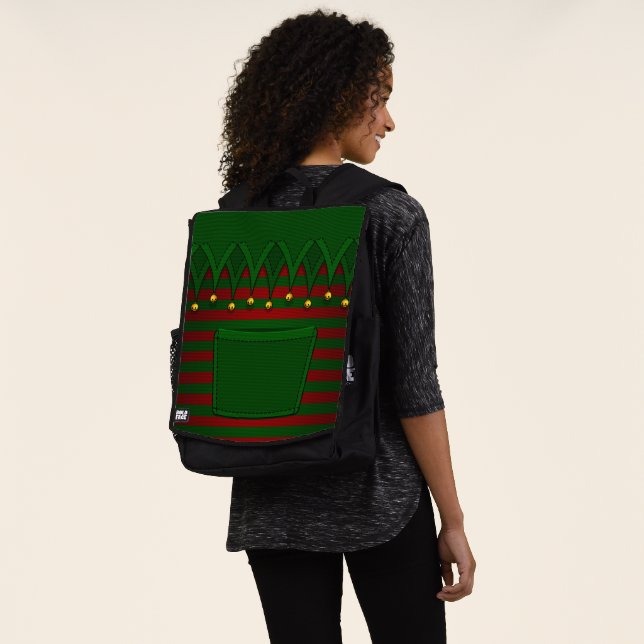 Navidades de Elf Bags Mochila de vestuario (Puesto)