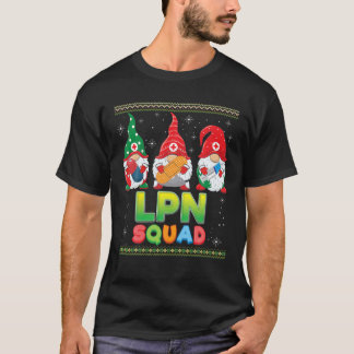 Navidades de enfermeras de LPN Gnomes Ugly Sweater