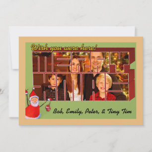 Navidades de estilo postal antiguas