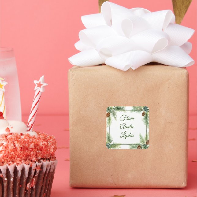 Navidades de etiquetas de regalo (Fiesta)