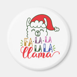 Navidades de Fa la la la Llama | Imán