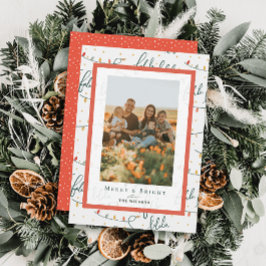 Navidades de Falalala iluminan tarjeta fotográfica