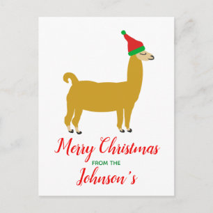 Navidades de familia llaman postal