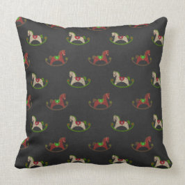 Navidades de Faux chaulboard almohada de caballo b