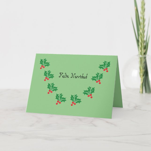 Navidades DE FERIA DE tarjetas de vacaciones plega (Anverso)