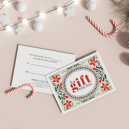 NAVIDADES DE FLORES ROJOS VERDES DE RETRO HOLIDAY