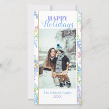 Navidades de fotografía de copos de nieve Pastel W