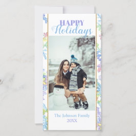 Navidades de fotografía de copos de nieve Pastel W