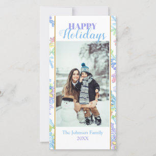 Navidades de fotografía de copos de nieve Pastel W