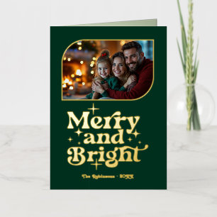 Navidades de fotografía de Green Forest y Gold Mer