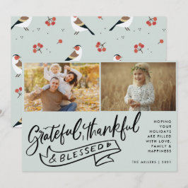 Navidades de fotografía de la familia Boho Bird