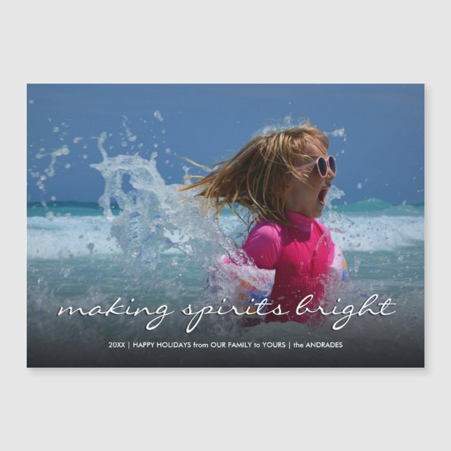 Navidades de fotografía de vacaciones niños hacien (Anverso)