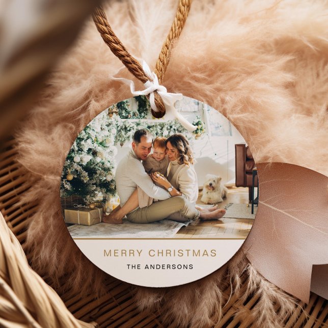 Navidades de fotografía etiqueta de regalo vacacio (Subido por el creador)