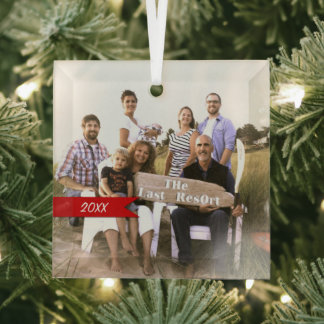 Navidades de fotografía familiares ornamento de ti