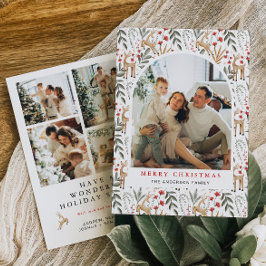 Navidades de fotografía nórdicos 5 con tarjeta Boh