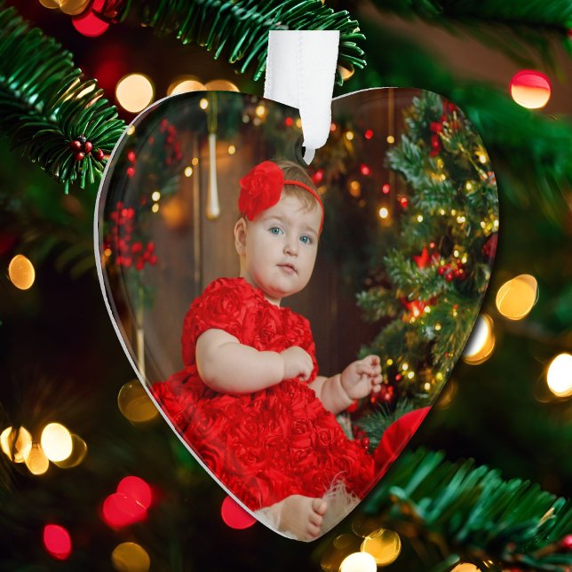 Navidades de fotografía obsequiar con un ornamento (Subido por el creador)