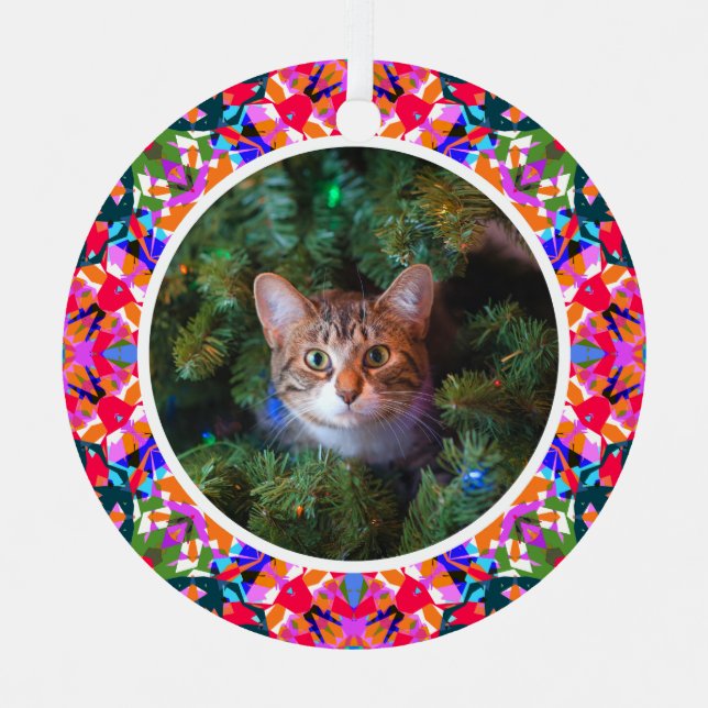 Navidades de fotografía personalizado Decoración c (Anverso)