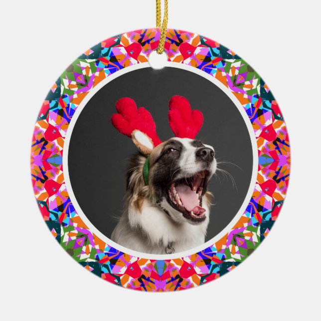 Navidades de fotografía personalizado Decoración c (Frente)