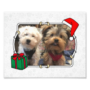 Navidades de fotografía personalizado Santa Hat Ma