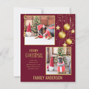 NAVIDADES de FOTOGRAFÍA PRESUPUESTARIA o Tarjeta d