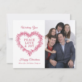 Navidades de fotos de corazón de la alegría de la 