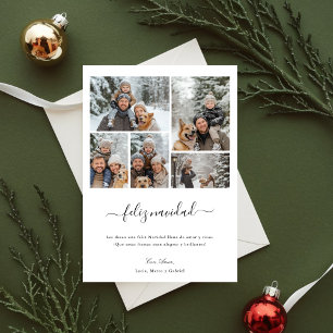 Navidades de fotos de Whimsy Script Feliz Navidad