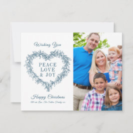 Navidades de fotos del misletoe azul de la paz de 