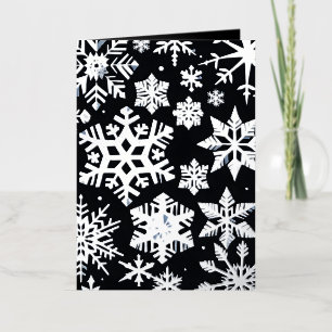 Navidades de fotos elegantes de copos de nieve en