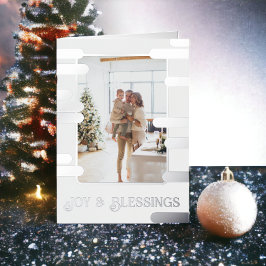Navidades de fotos en bloques modernos personaliza