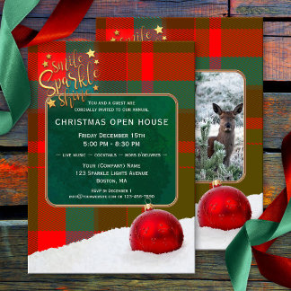 Navidades de fotos personalizados Invitación de va