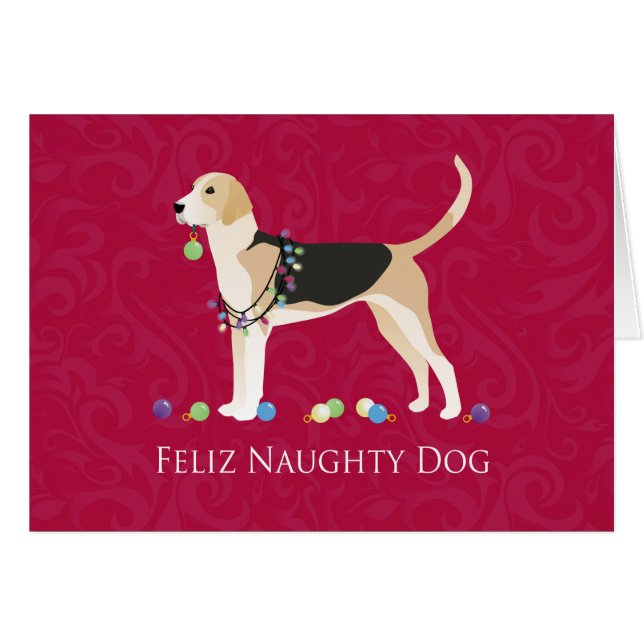 Navidades de Foxhound ingleses (Anverso (Horizontal))