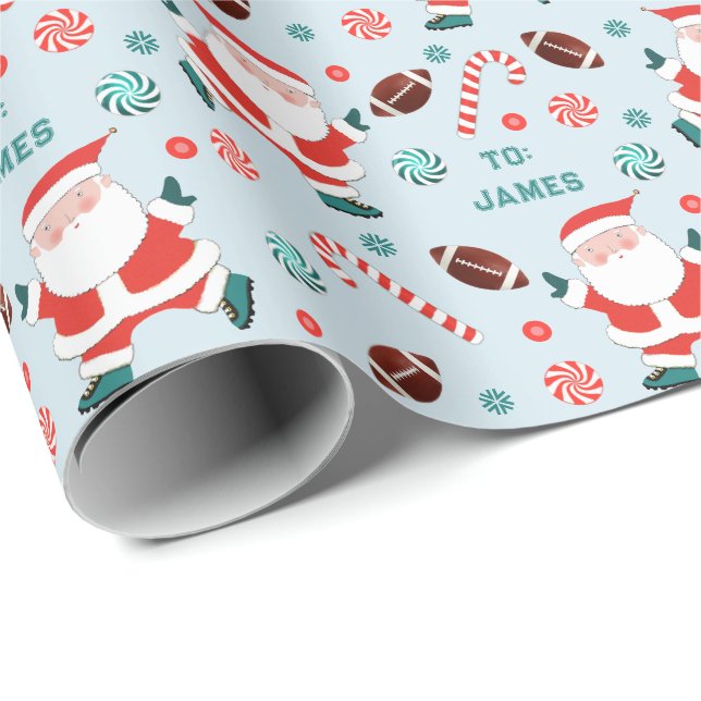 Navidades de fútbol entregan papel de ajuste (Esquina del rollo)