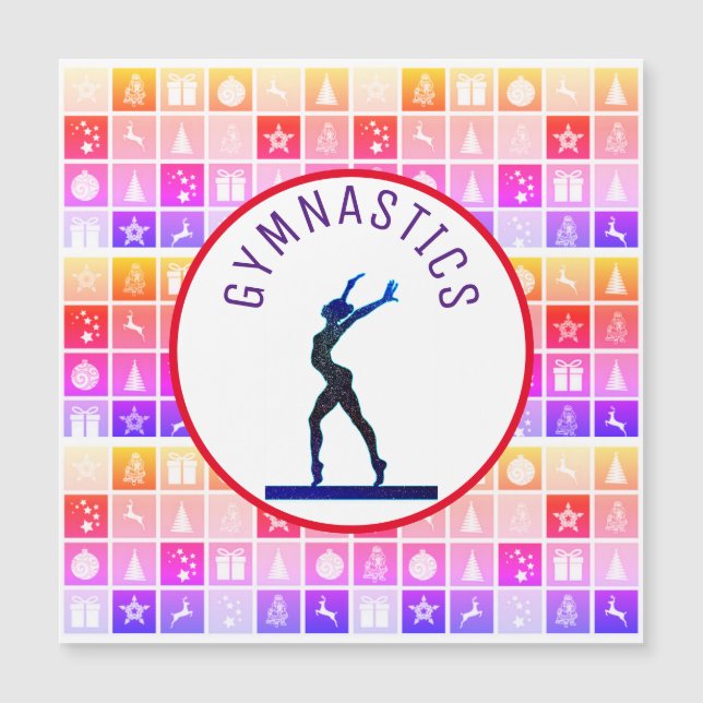 Navidades de gimnasia arcoiris (Anverso)
